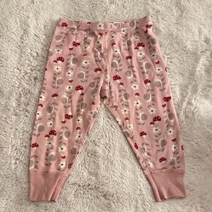Hanna Andersson Pants with Snail and Mushroom Print